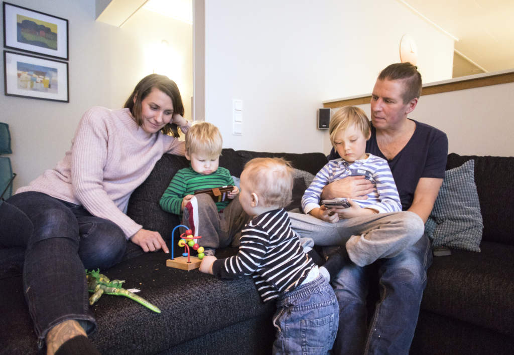 foto : henrik hansson : 171128 aftonbladet jan huokko med familj foto henrik hansson